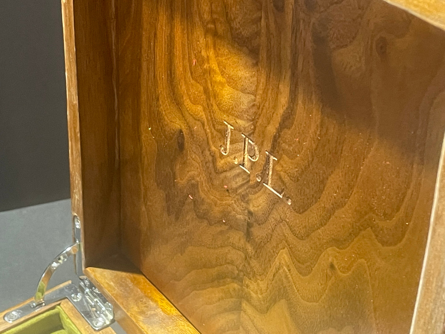 6 Watch Box (available) with olive velvet lining