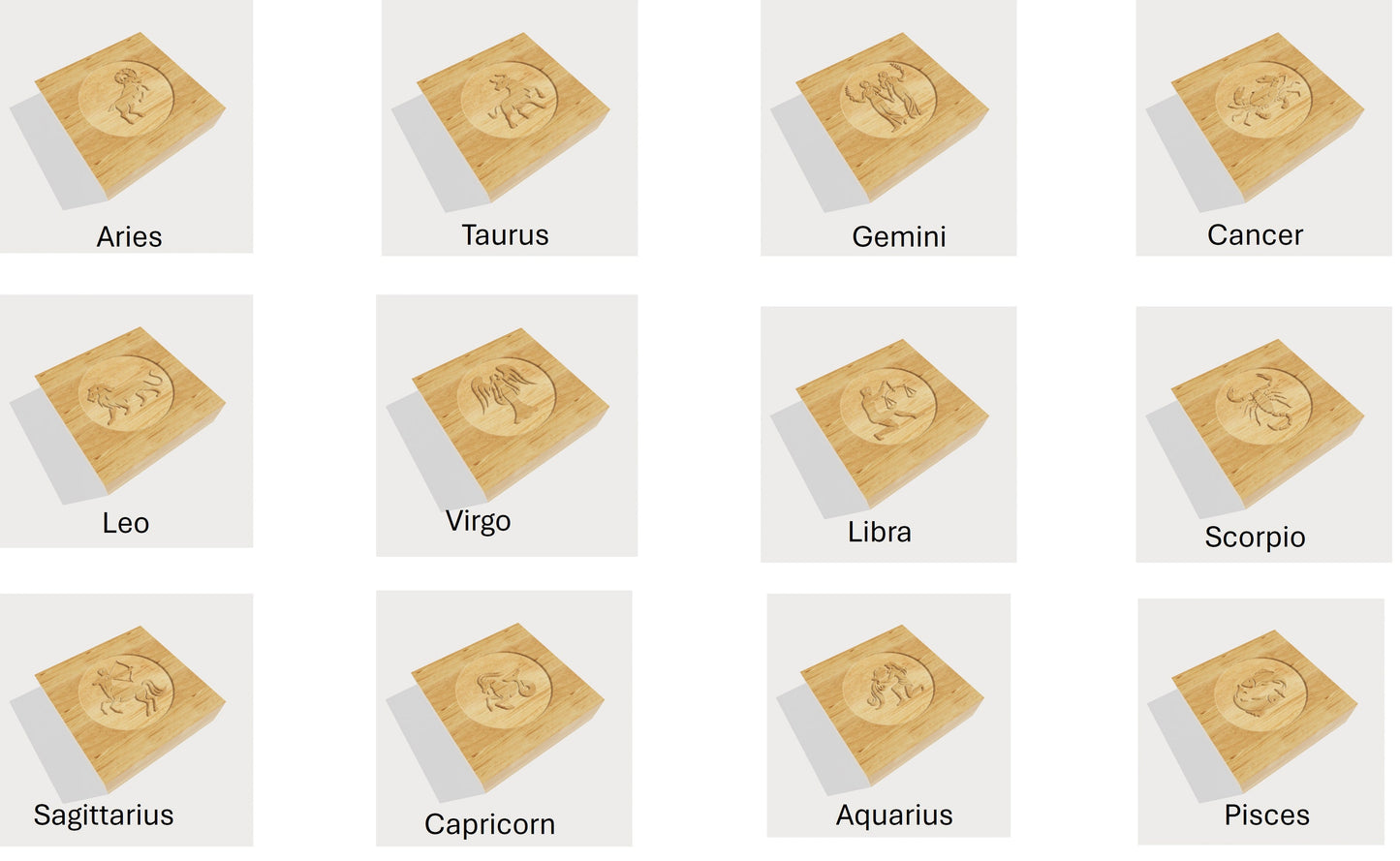 Star Sign - Trinket Boxes