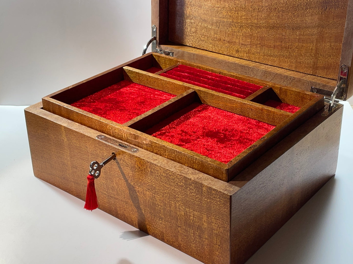 Deep Jewellery Box - multiple trays
