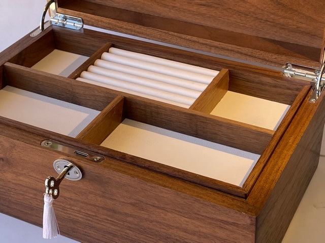 Deep Jewellery Box - multiple trays