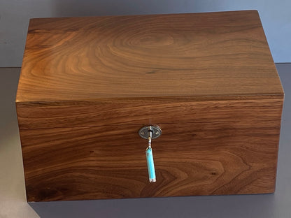 Beautiful Walnut Jewellery Box (Available)