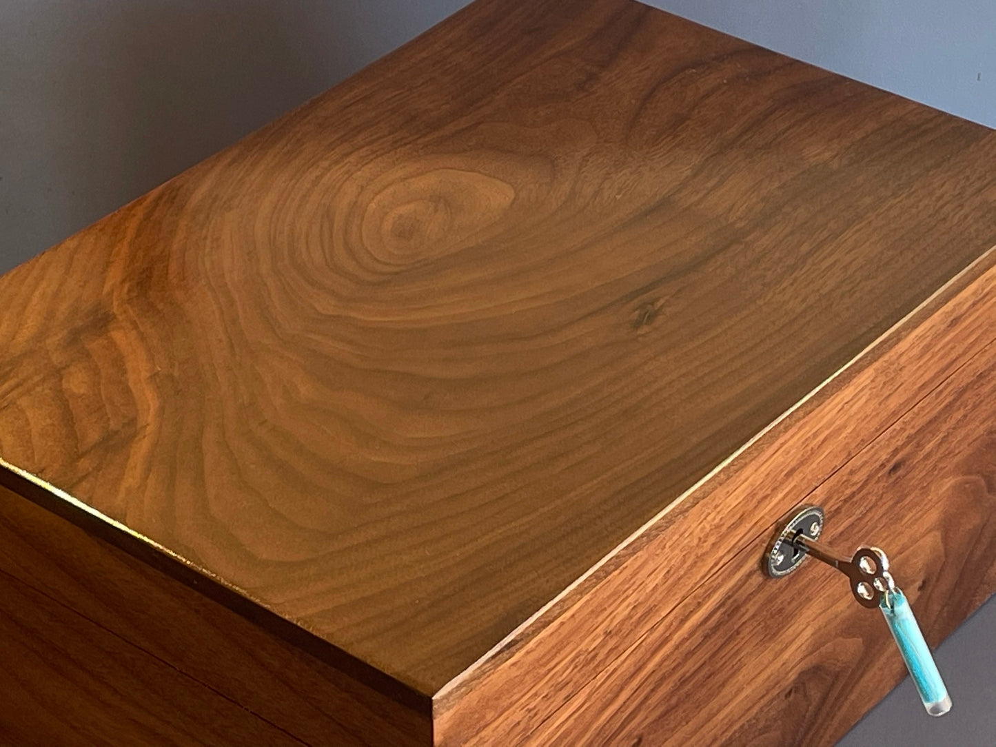 Beautiful Walnut Jewellery Box (Available)